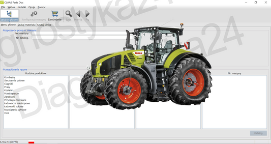 KATALOG CZĘŚCI Claas Parts Doc 2026 Schematy Instrukcje Maszyny