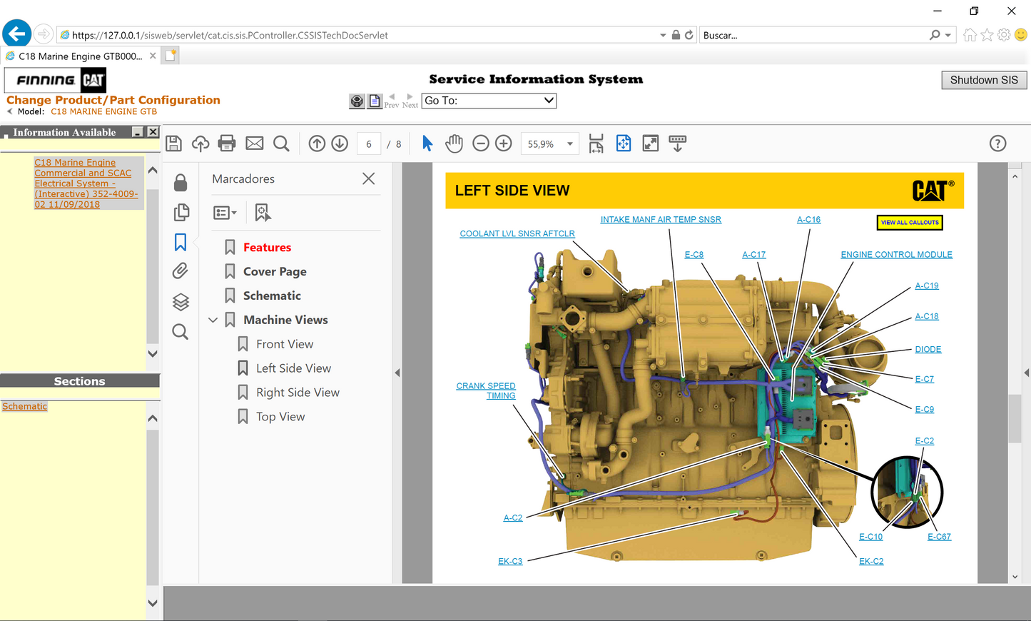 SIS 2022 Caterpillar PEŁNY Katalog Części Serwisowych Instrukcje