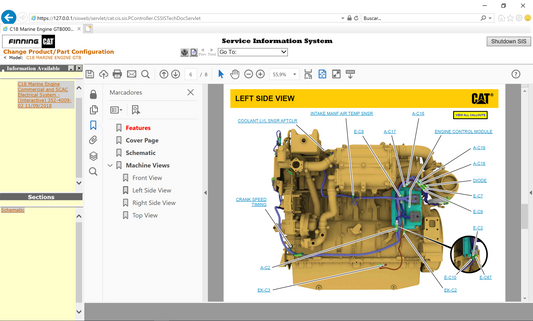 SIS 2022 Caterpillar PEŁNY Katalog Części Serwisowych Instrukcje