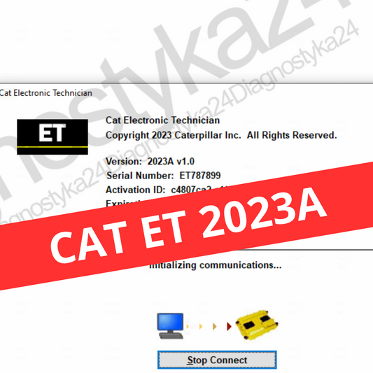 CAT ET 2023a + Factory Password Generator Najnowsza Wersja Software