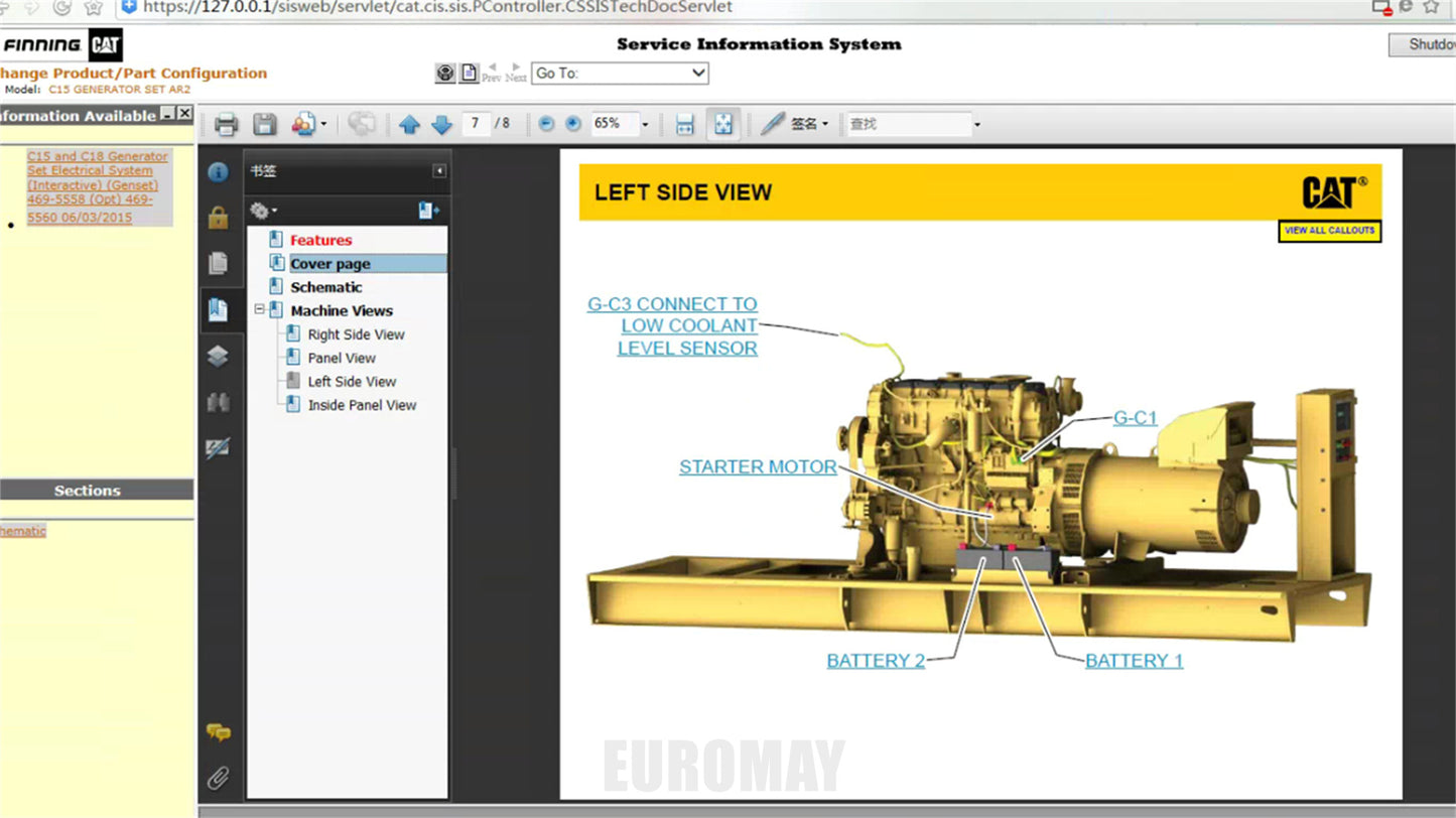 SIS 2022 Caterpillar PEŁNY Katalog Części Serwisowych Instrukcje